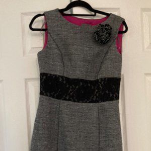Muse Gray With Lace and Flower Details